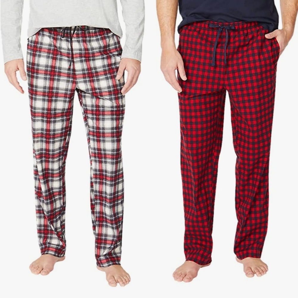 Nautica Soft Fleece Pajama Pants Set for Men - 2 P